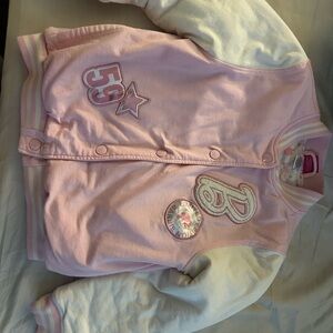 Barbie Pink and White Kids Jacket